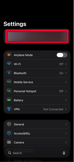 Настройки iPhone на английском языке